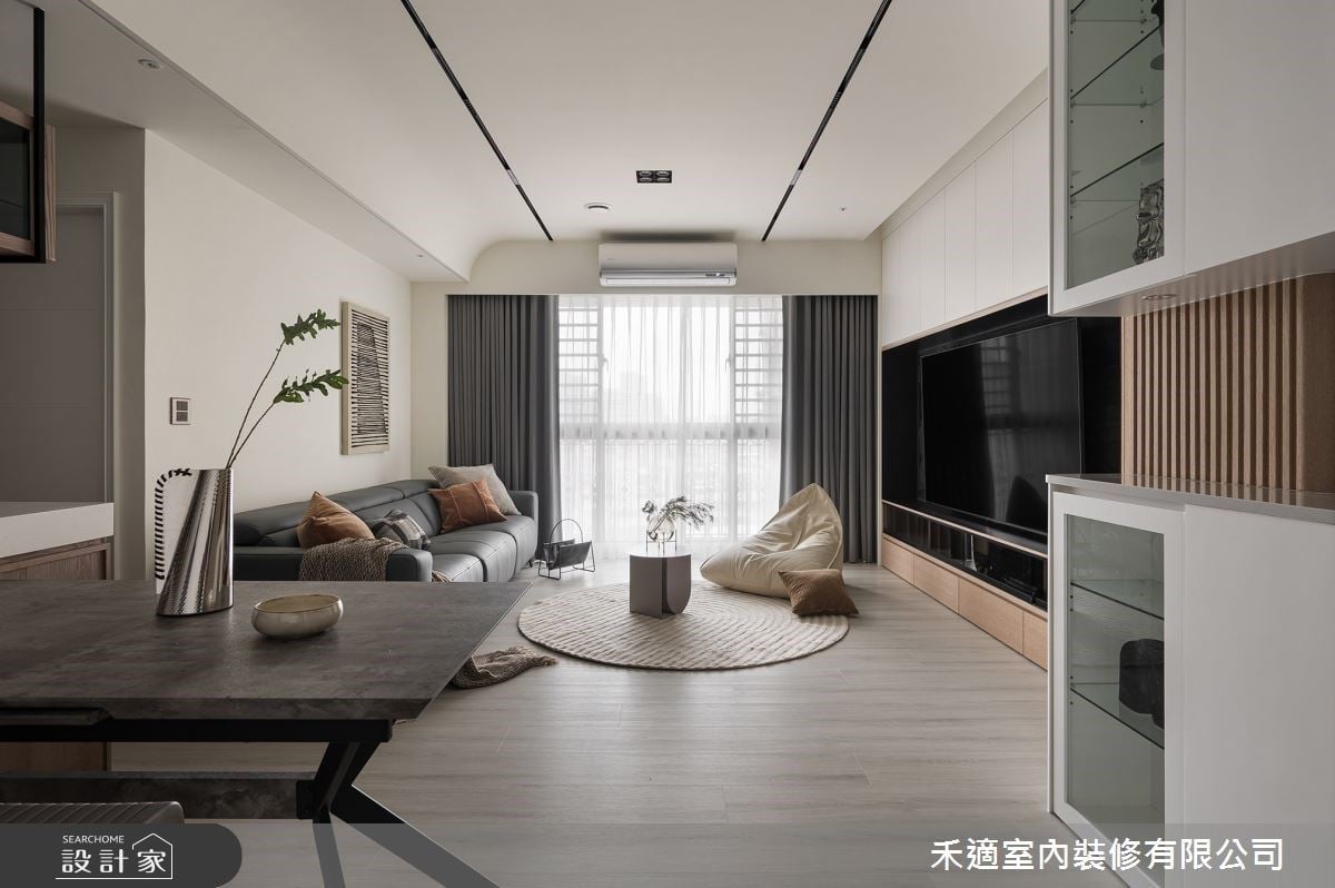機能與寬敞兼具，為一家五口量身實現35坪溫馨現代風之家