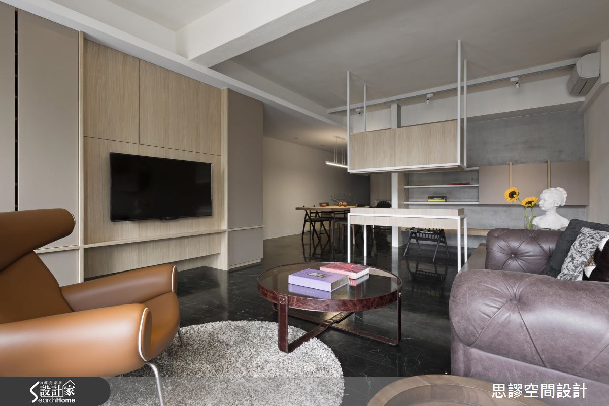 格局雕塑 x 亮白採光 陰暗狹隘老屋的沙龍變身日記