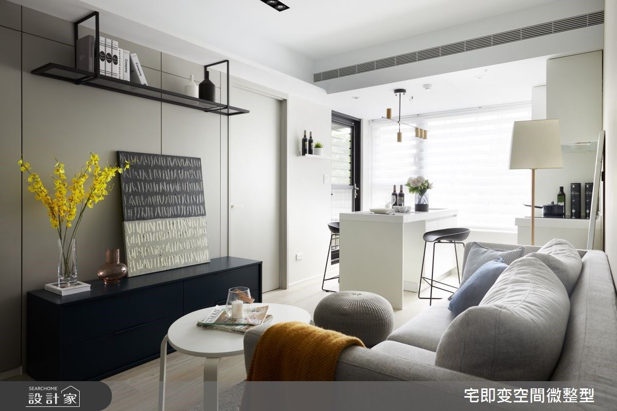 療癒紓壓宅！陽光中島吧檯、主臥兼書桌與更衣室功能，享受簡約現代美學