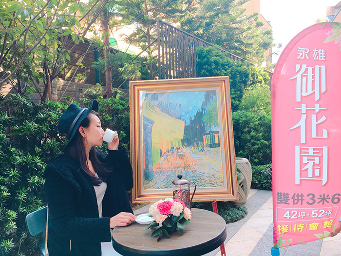 梵谷《夜晚的露天咖啡館》　再現林口！