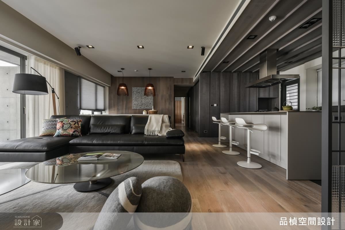 量身訂製機能俱足的互動式客、餐、廚