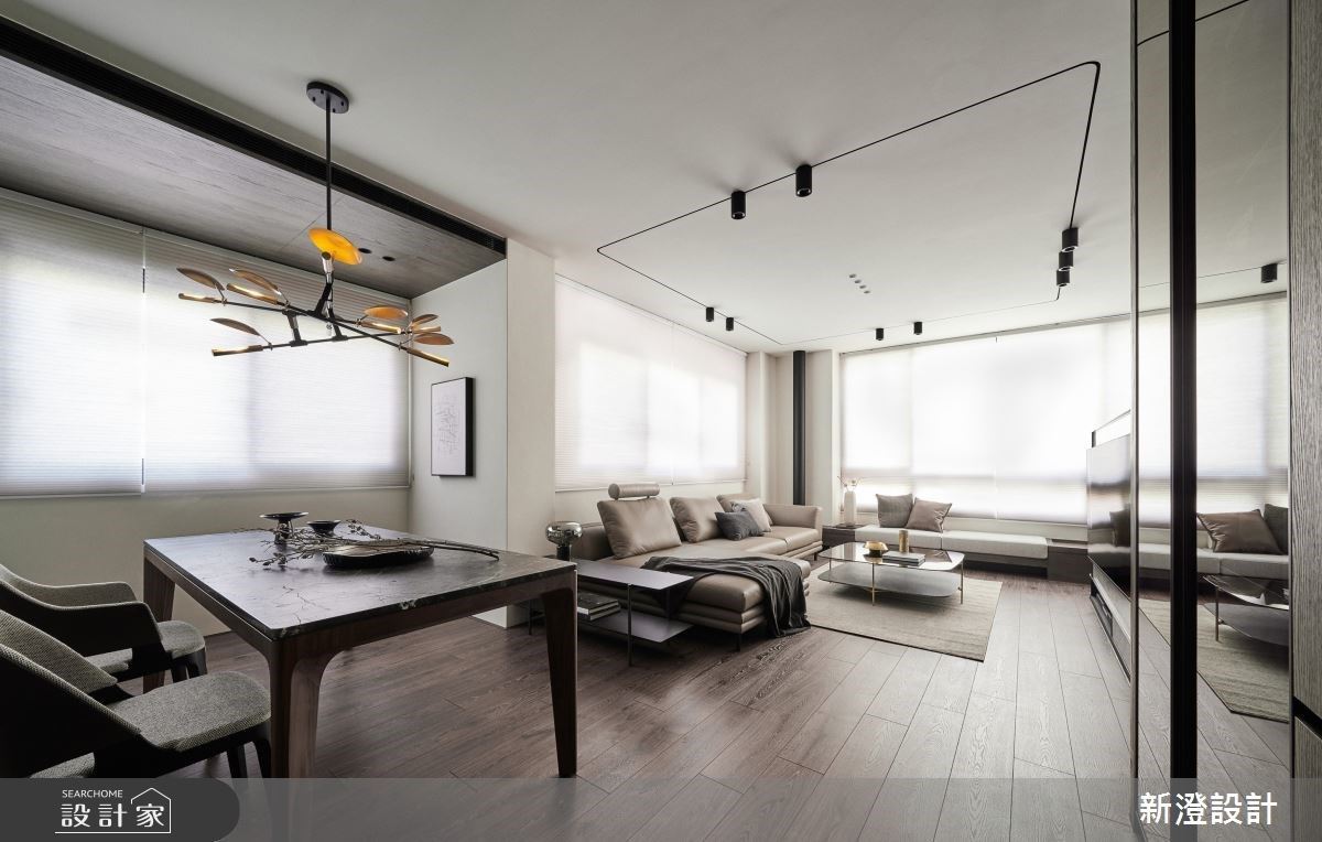 一個人獨享 38 坪輕奢美宅，單身也能過得優雅而自在