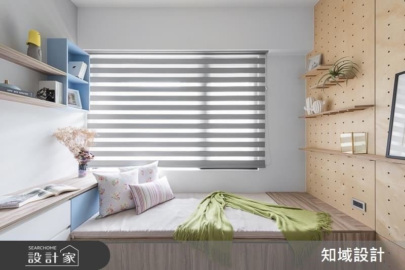 小夫妻的北歐風願望！幾何線條、莫蘭迪色預留收納好牆