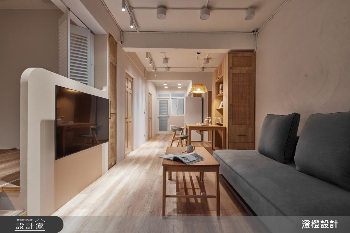 老屋奇蹟改造，26坪拆除隔間重劃格局，變成好有FU的日式無印美宅