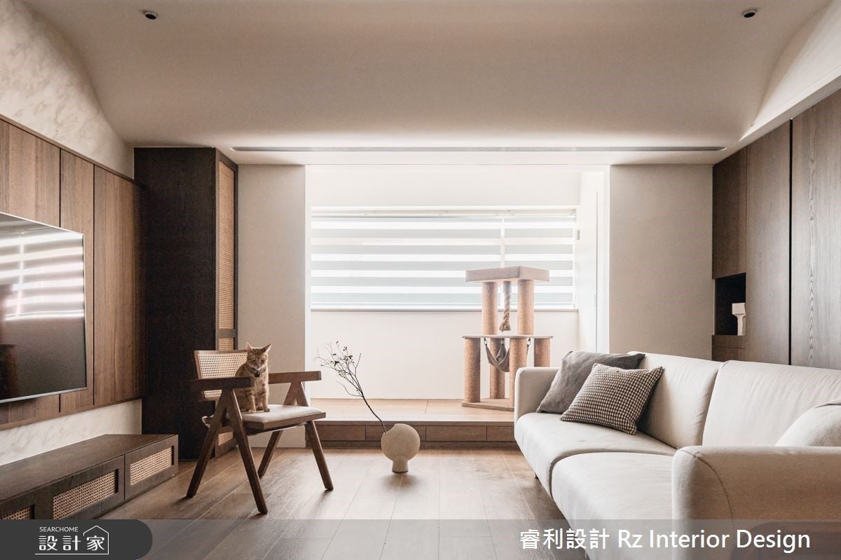 體現從時間裡走出的美，桃園36坪侘寂風老屋翻新渲染溫柔雅居