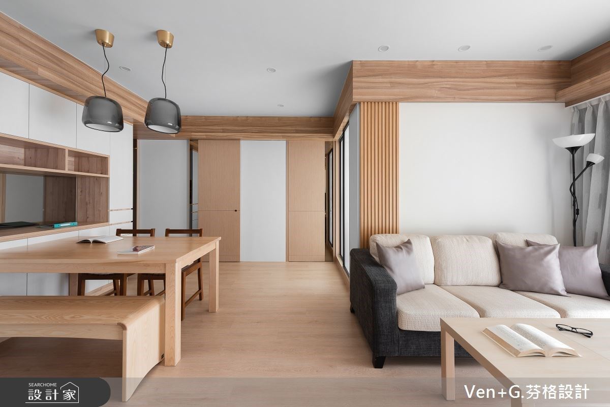 無印風住宅小坪數放大術 ＋ 暗藏海量收納，喚醒老宅的清爽面容！