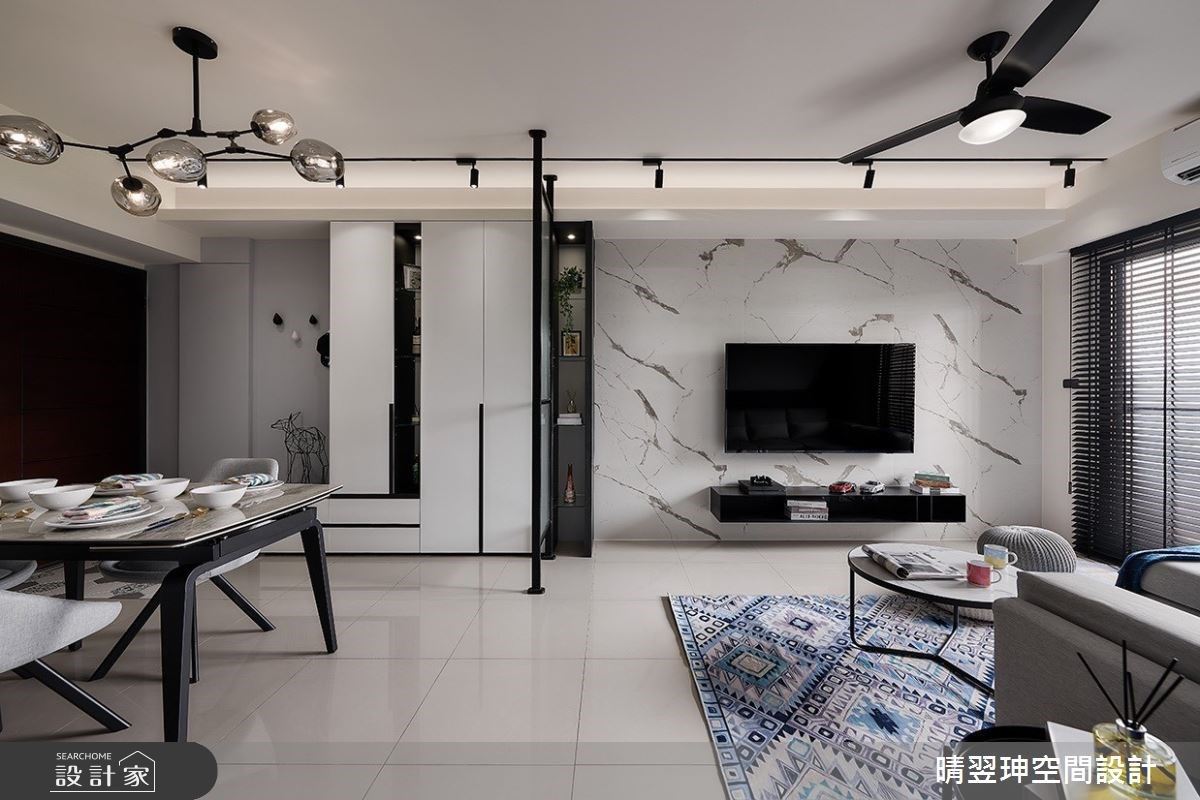 僅花60萬改造家！住進18坪工業風機能小宅，讓蔚藍漫溢寧靜時刻