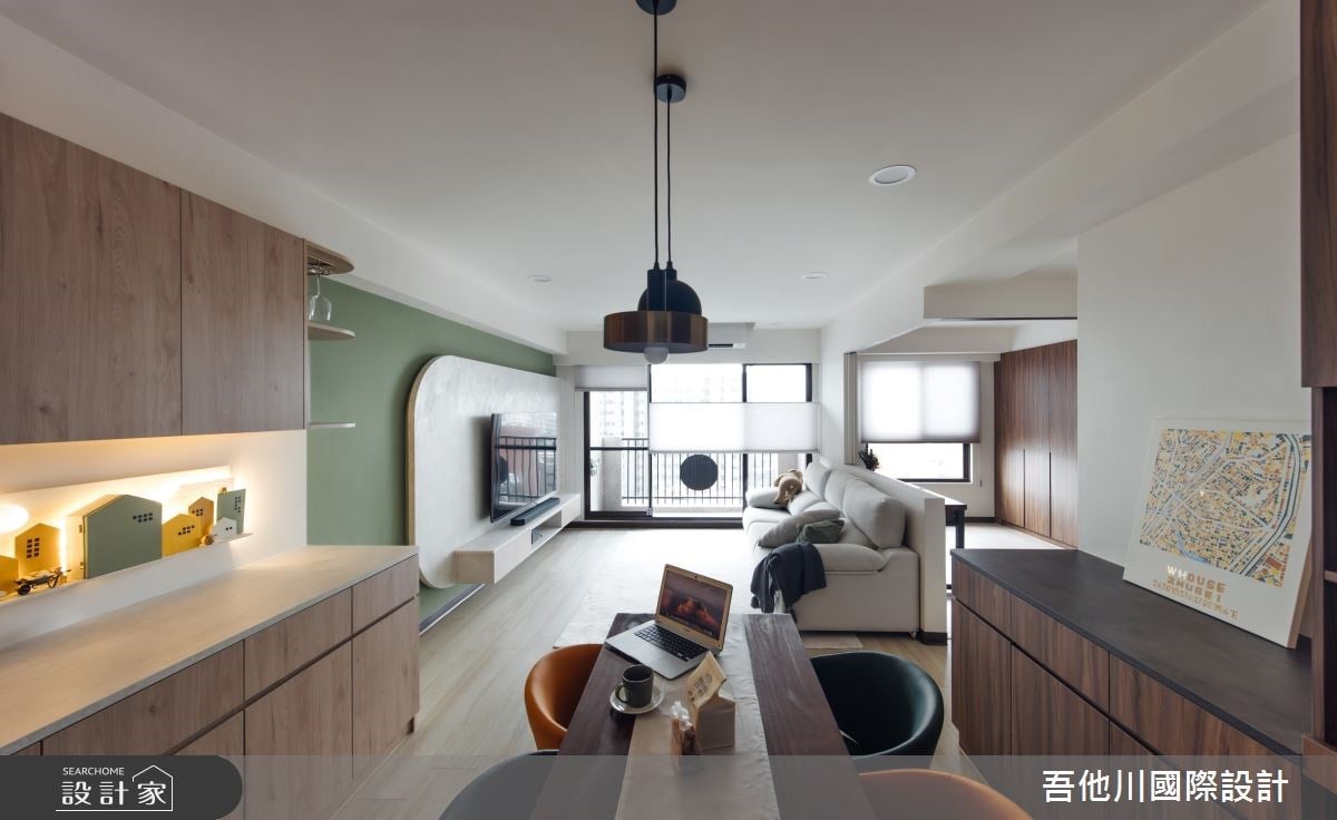 一抹莫蘭迪綠，享受生活中的怡然恬靜！ 17 坪陽光北歐宅，超乎想像的寬敞