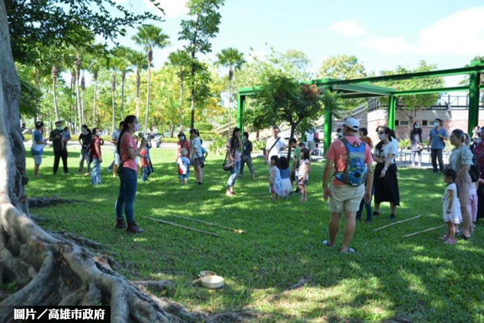 岡山河堤公園 闢竹林練武遊戲場