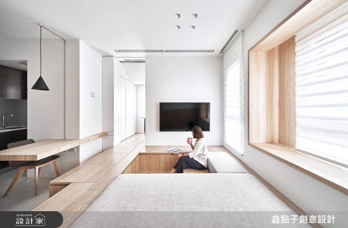 小宅放大無極限! 複合式設計讓8坪也有兩房一廳