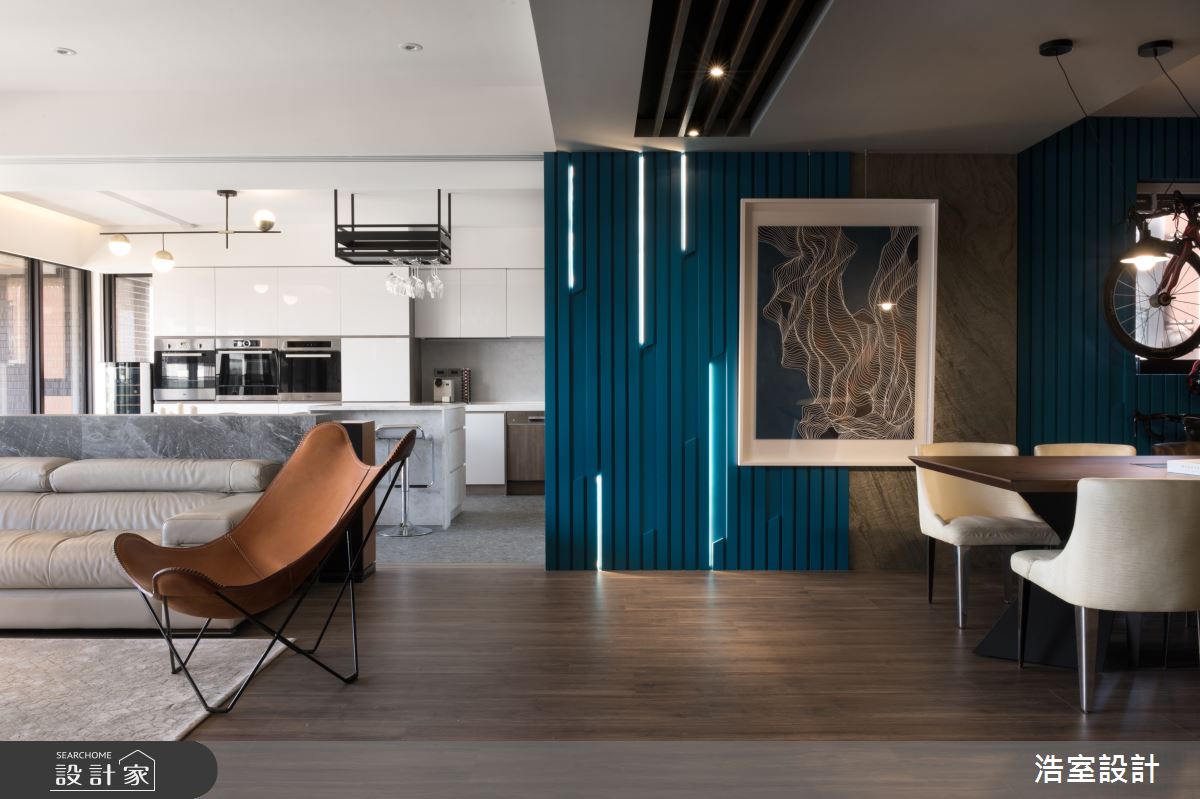 城市風光+大型美廚+自行車架 打造一家五口最美的日常寫照