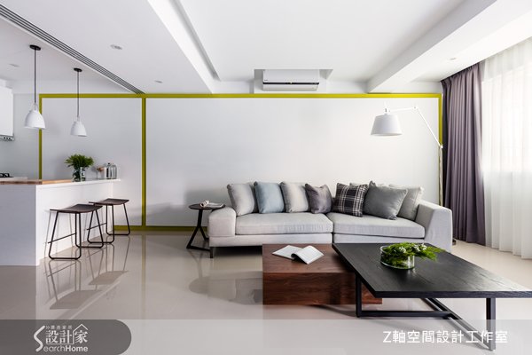 醇厚色彩描繪清新日光 勾勒 45 坪明媚北歐