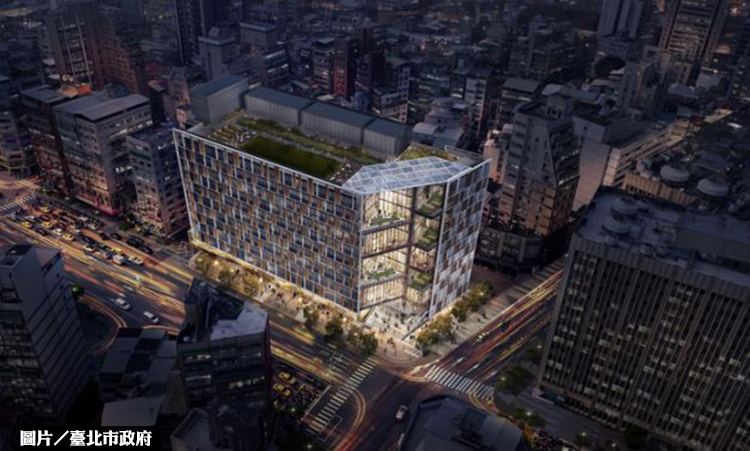 南門市場大樓改建理念 「台北的心跳」