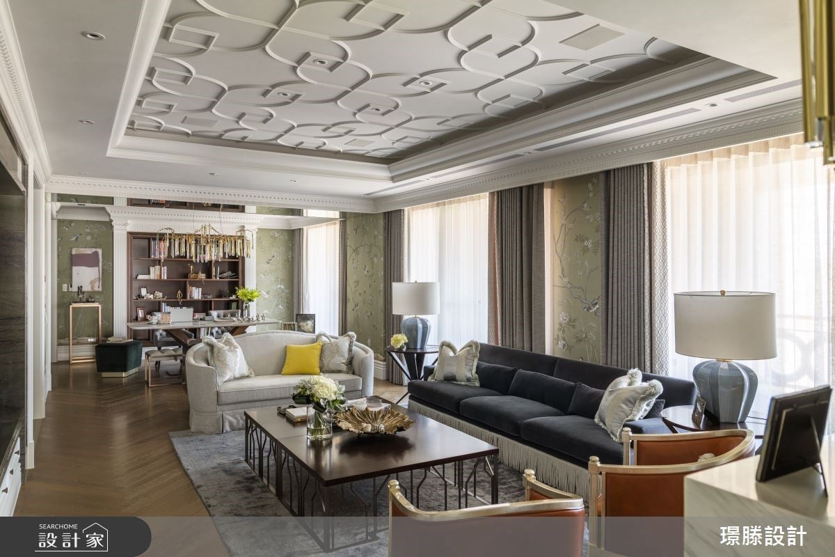 誰說風格只能有一種？百坪新成屋在新古典裡添加現代元素，風格選配讓生...