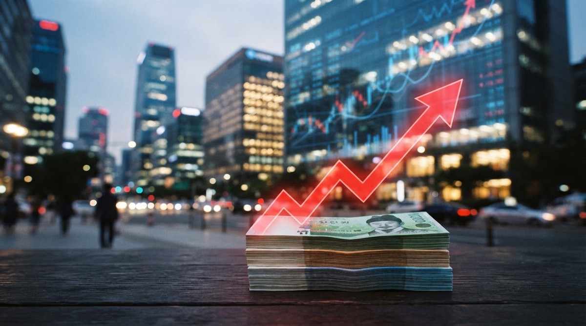 韓國升息0.5%p 家庭利息負擔年增6.5兆韓元 中低收入戶增壓2.3兆