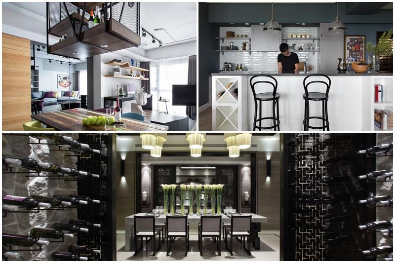 體悟 6 種微醺人生！善用空間的酒櫃收納提案