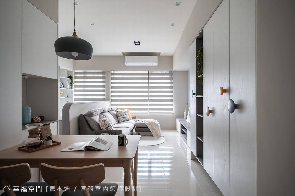 摘一片糖紛甜色 幻為適意日常│簡約風│22坪