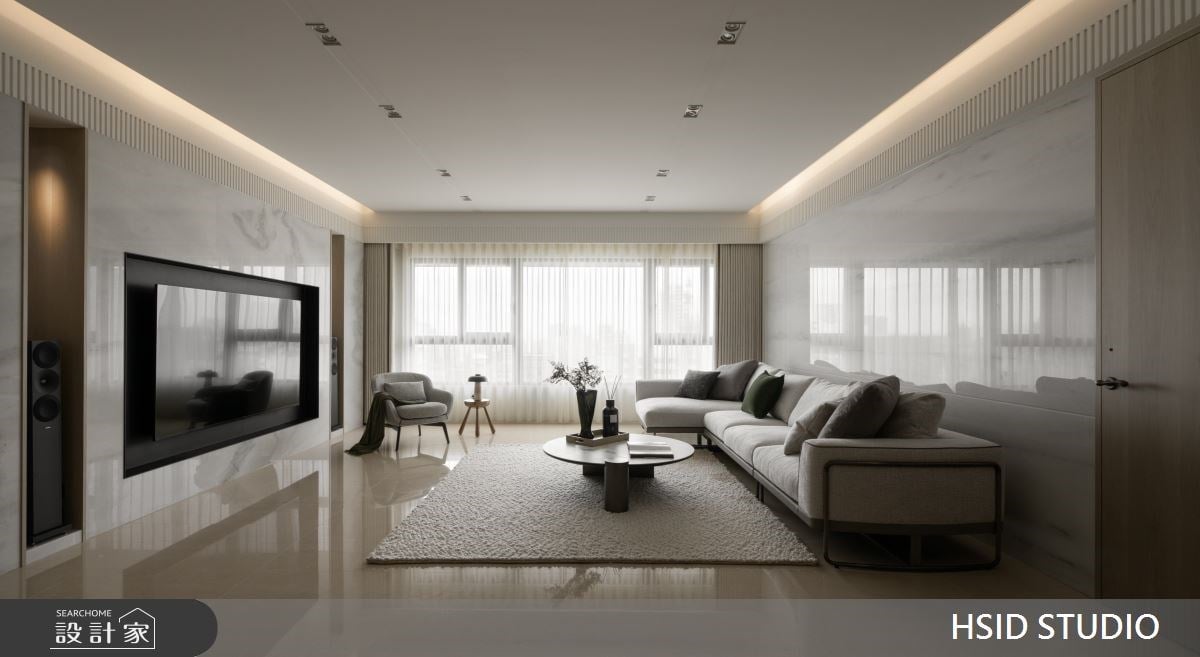 小提琴櫃烘托家的溫馨感！現代輕奢風納入自然質材，讓日子優雅得毫不費力