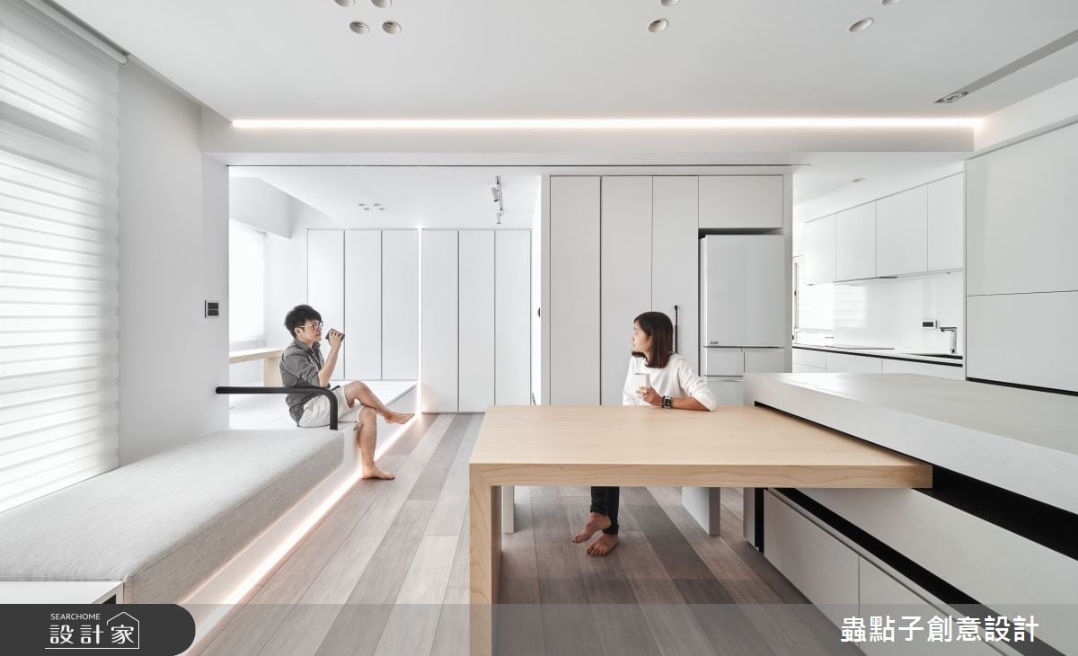 不被定義的空間最有彈性!複合式設計成就19坪魔術大空間