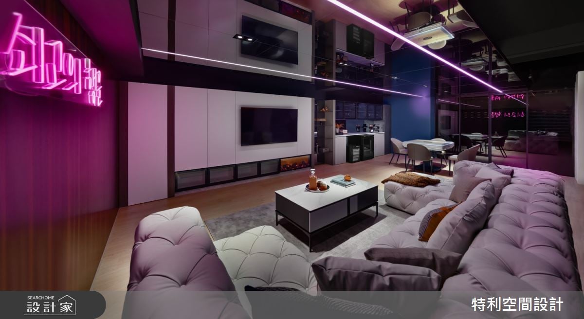 百坪智能透天融合現代與旅韓回憶，構築一家四口的溫馨生活