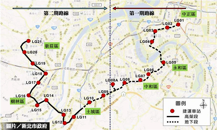 萬大線2期與環狀線南北環 納入前瞻