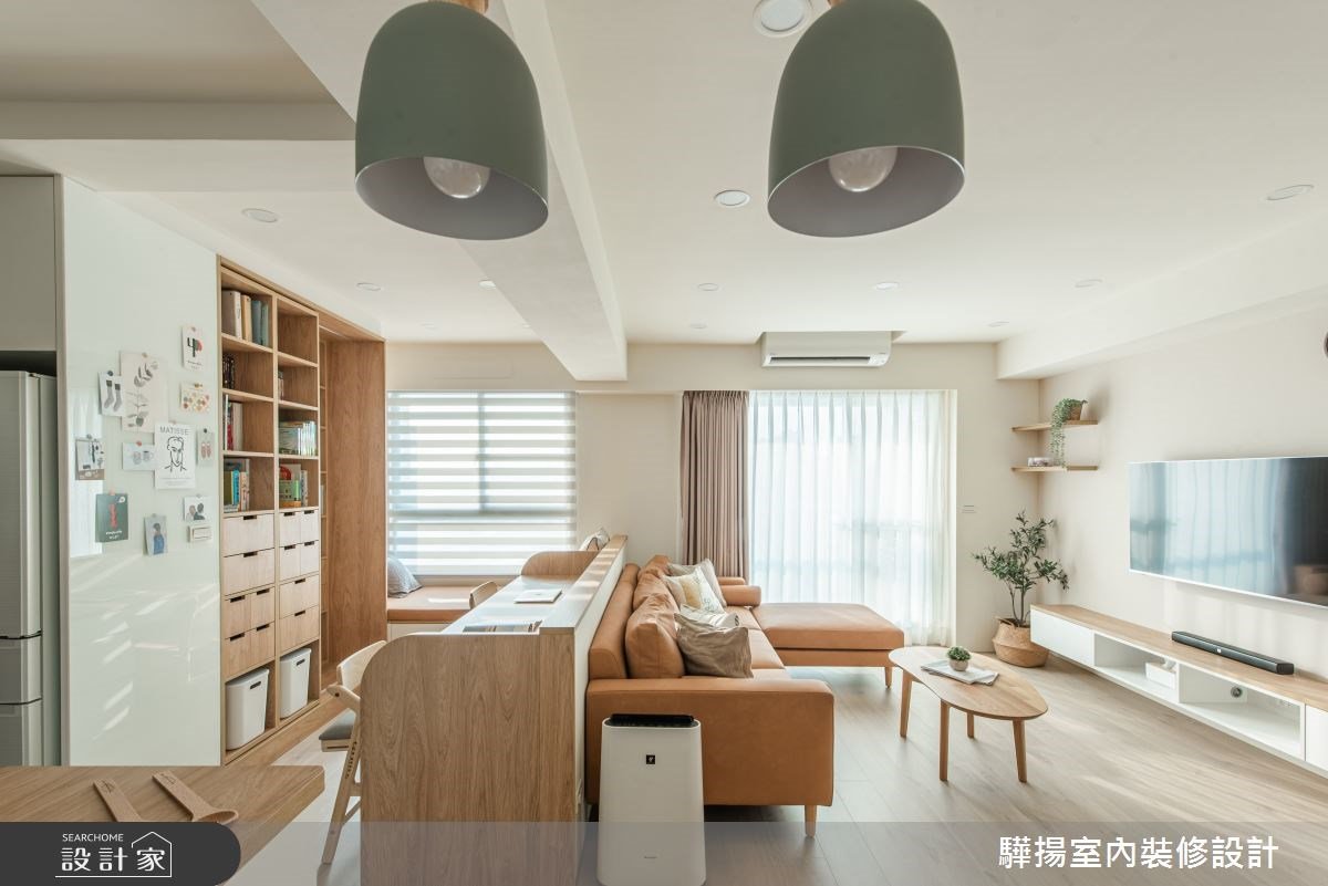 無印風讓中古屋逆齡生長！系統板材訂製海量收納、陽光客廳與 2+1 房讓一...