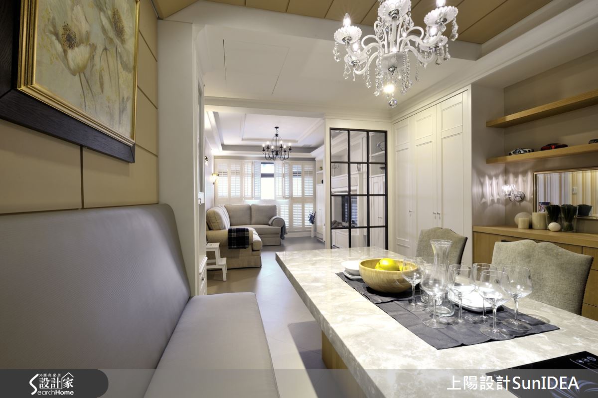 生活明亮又優雅 勾勒 34 坪美式浪漫風情