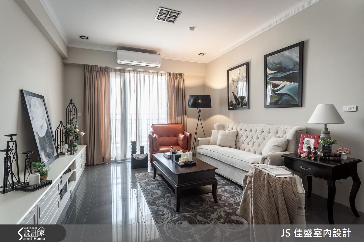 木作櫃的絕美應用 打造 26 坪純白美式光景