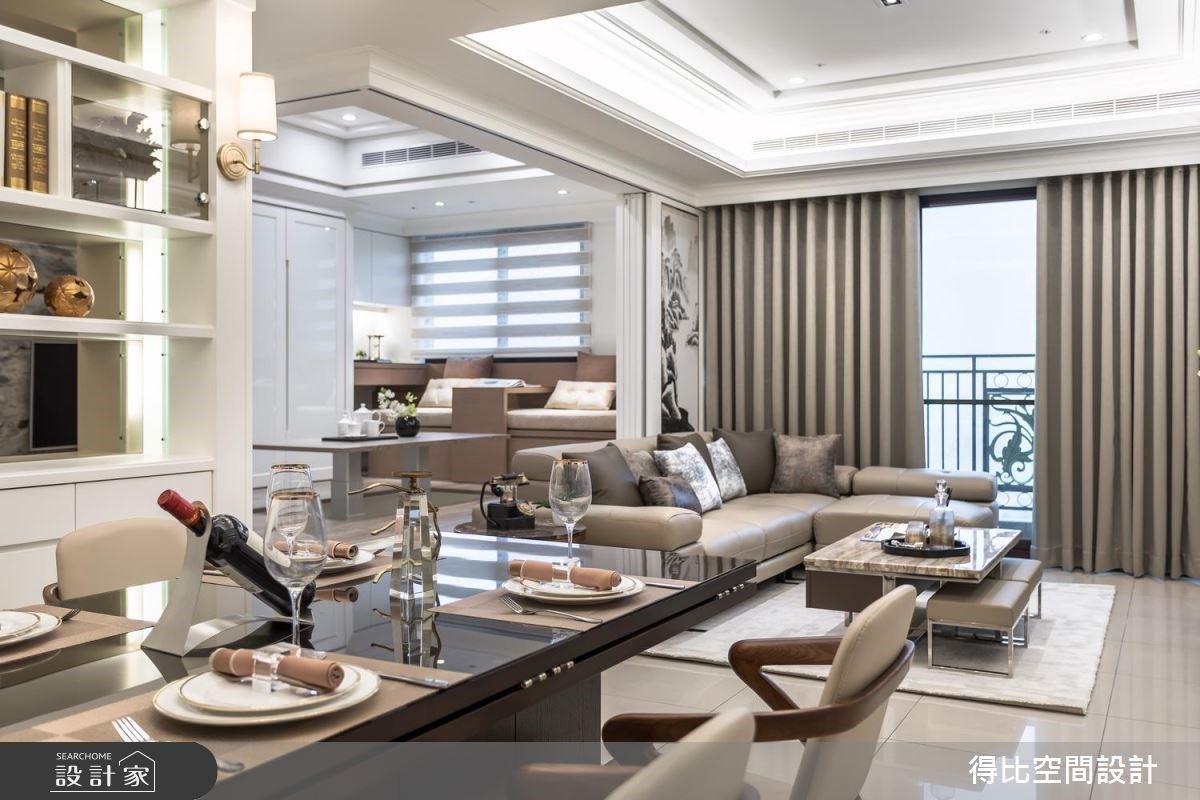 三姐妹齊聚的新古典退休宅！不僅暗藏海量收納與多功能和室，連輔助梯和...