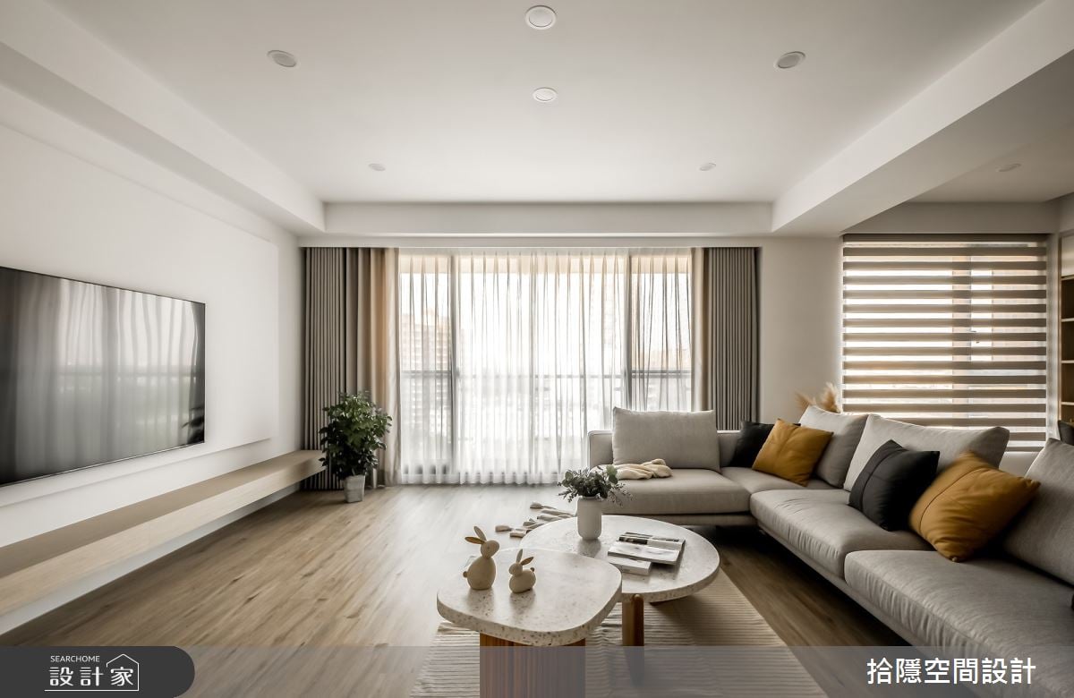 煦煦暖陽佐細膩餘白勾勒北歐時光，桃園中壢36坪空間實現全家人的夢想家