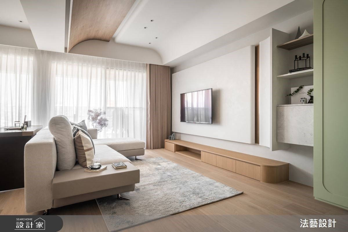 用空間設計療癒你的心！感受溫潤現代宅的優雅微光，為你接住所有疲憊！