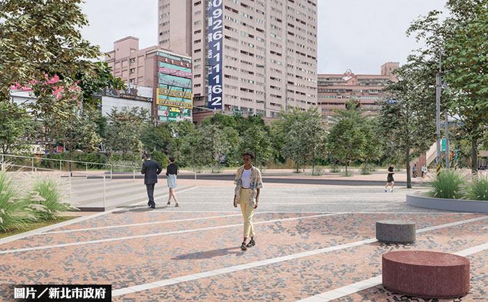 板橋府中雙城計畫 整合三捷運廣場
