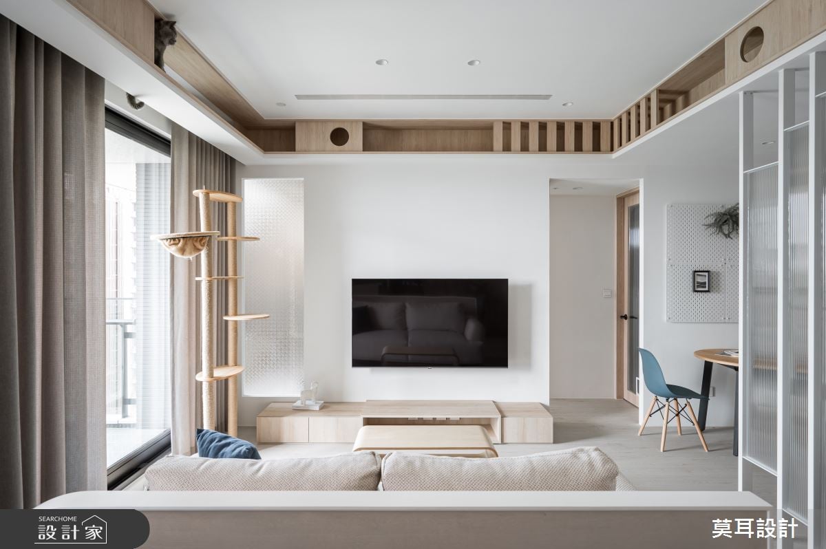 此刻貓咪與我各自安好舒適！開箱單身貓奴的16 坪北歐小宅