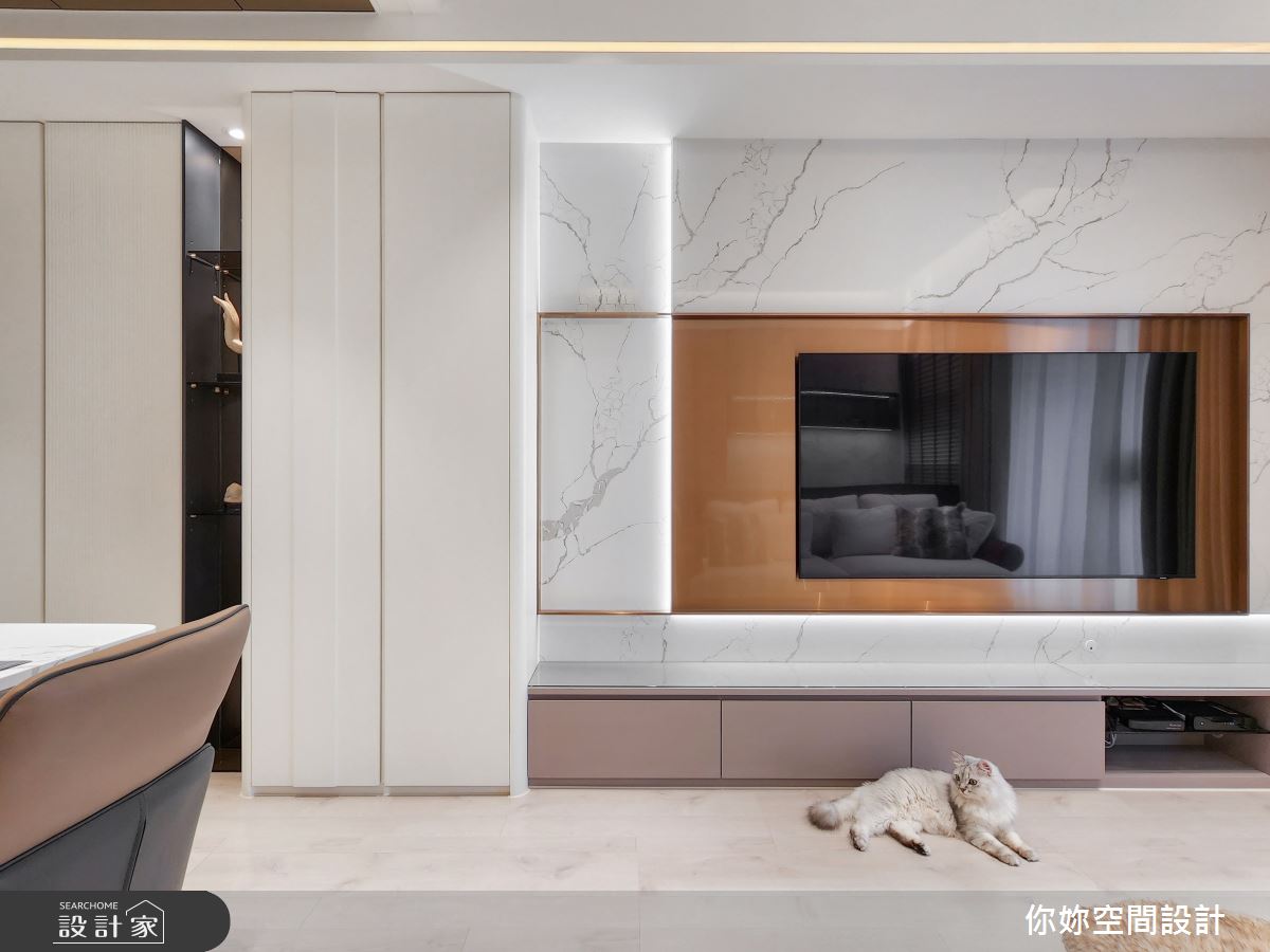 實現我們的美好生活提案!17坪空間結合複合式設計、隱藏門與茶鏡化身百變...