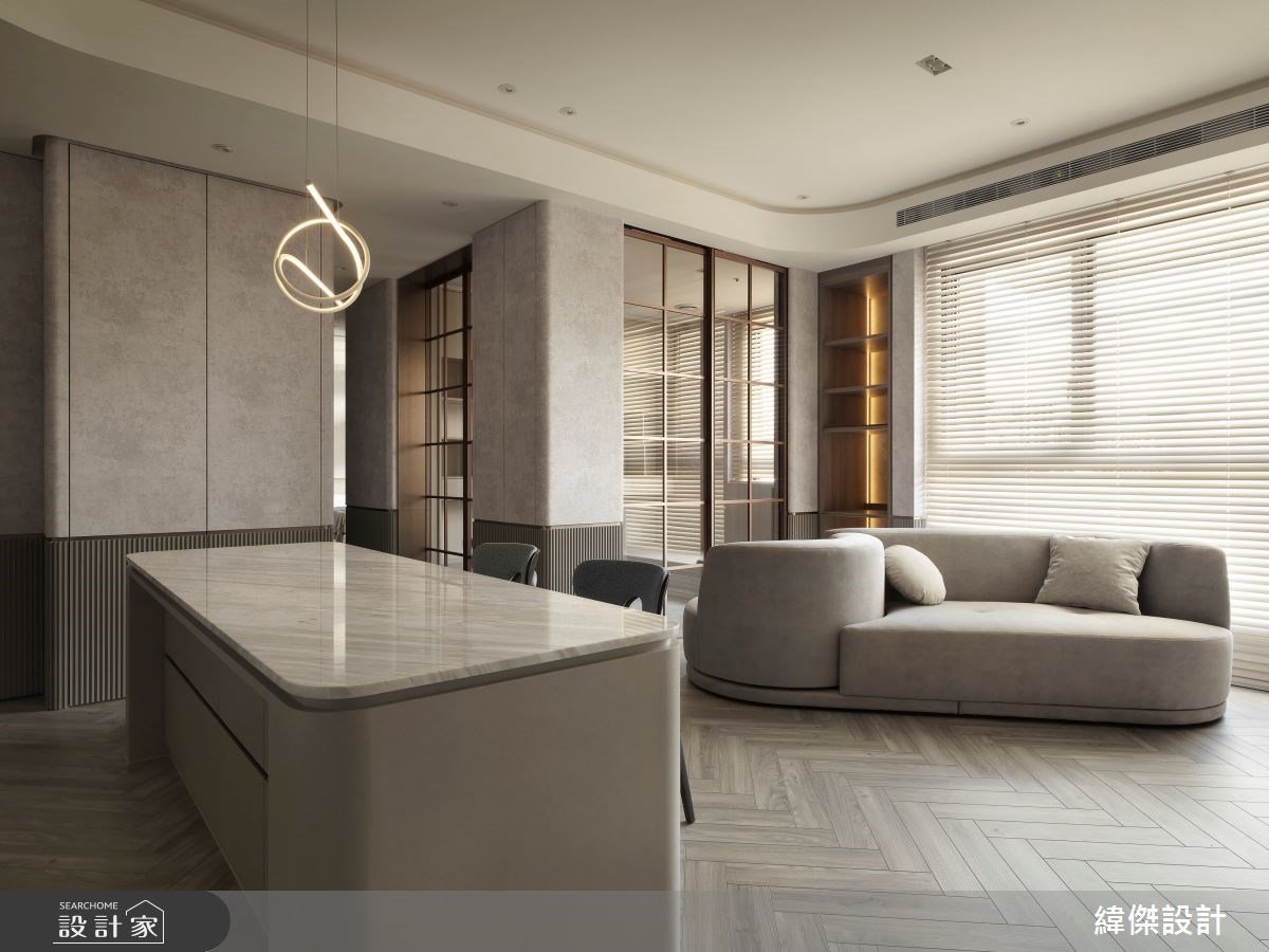 提早客變！2房2廳擁抱鬆弛感生活，奶茶色X高級灰空間放大的現代風療癒宅