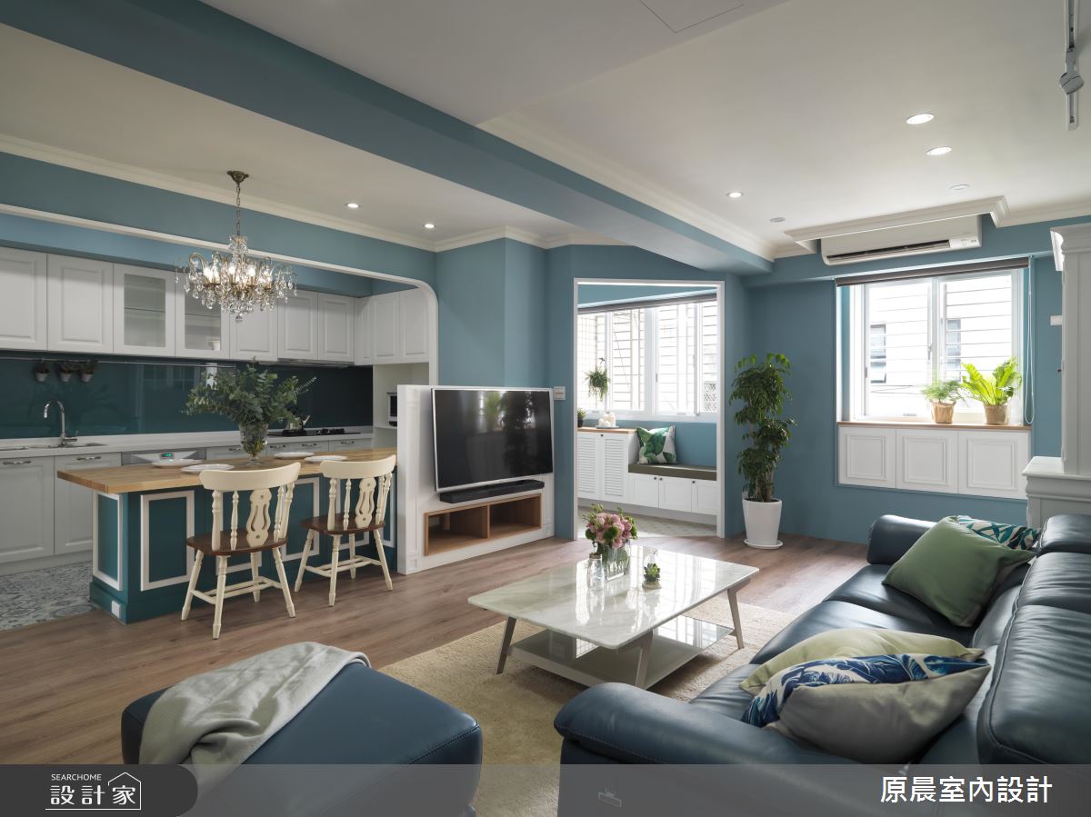 老屋重現明亮好氣色！愛上 27 坪蔚藍鄉村宅