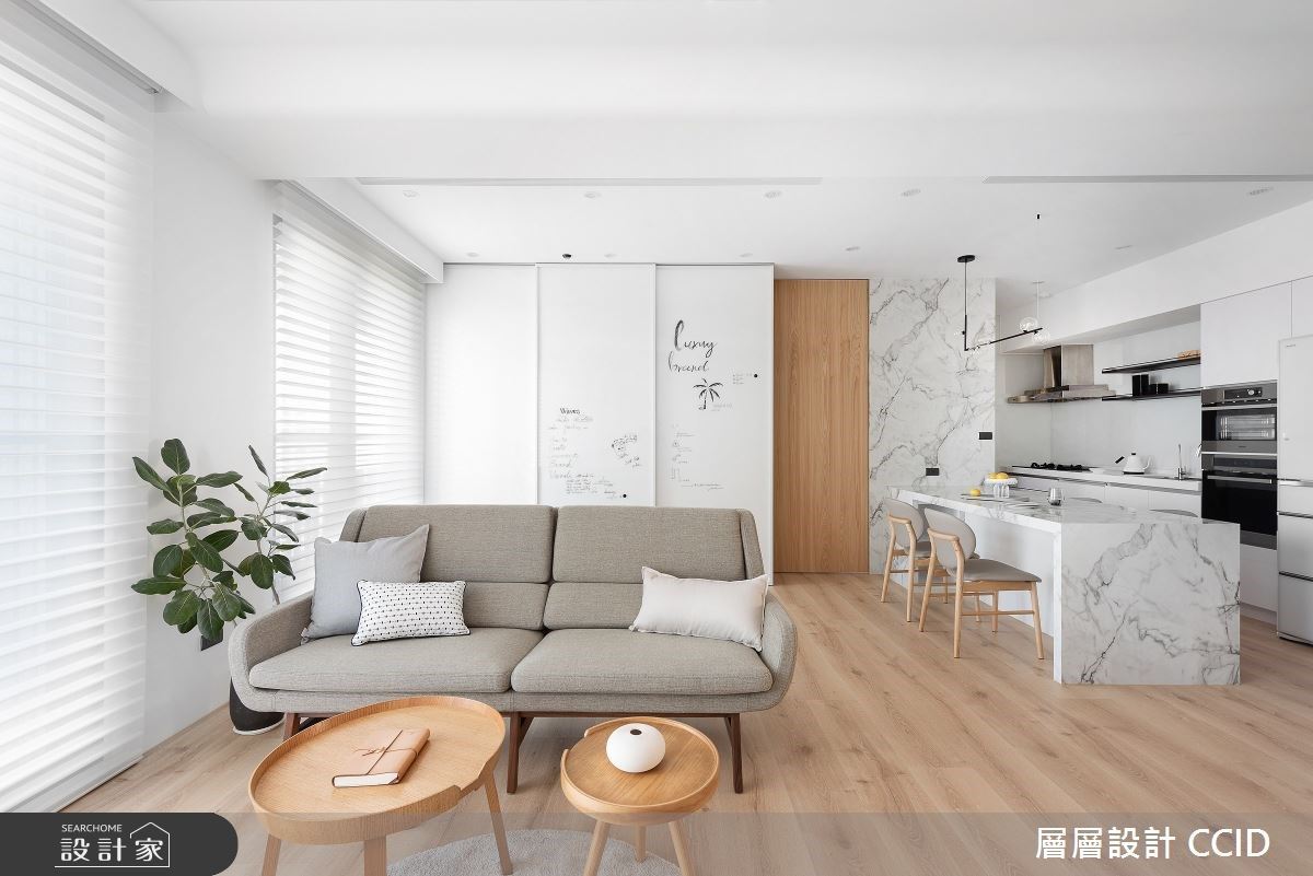 隱藏收納門是我們的生活畫布！層層堆疊北歐風住宅裡的童趣浪漫