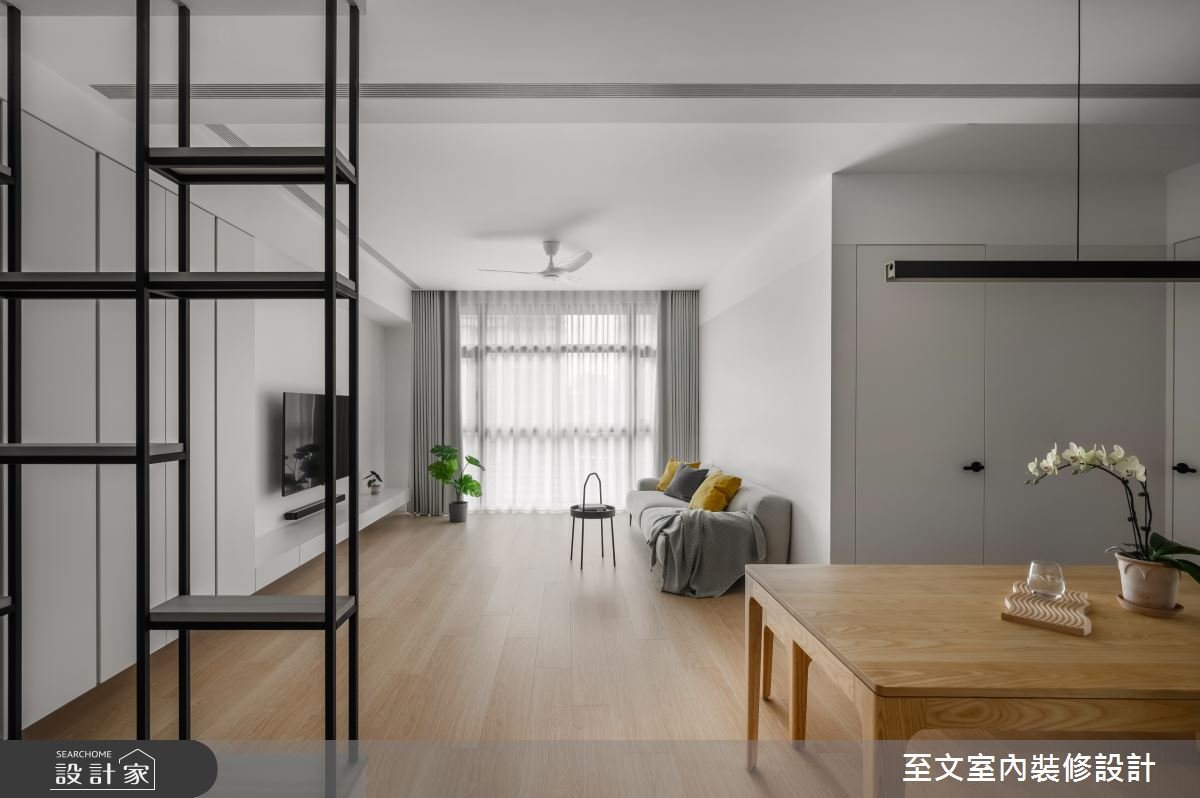 清透亮的簡約風中古屋，保有收納的乾淨立面讓生活每天都是美好境界