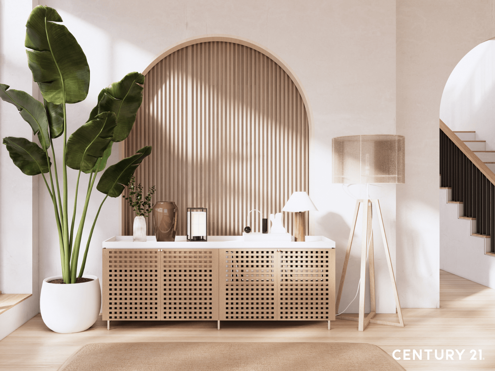 選擇淺淡色和冷色調的室內佈置，能在視覺上帶來涼爽感。（圖片來源_21世紀不動產）