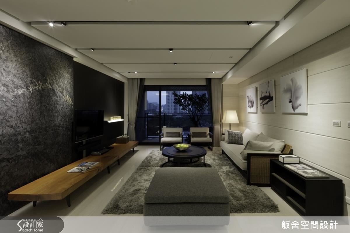 黑白深邃之美 善用材質與比例創造現代禪風意境