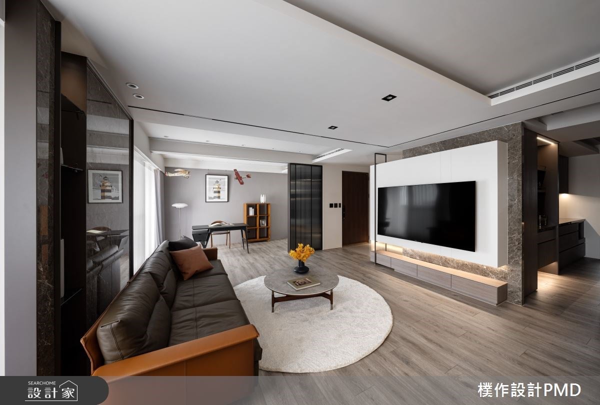 來自低彩大地色的高雅質感！五星飯店現代風，一展開闔自如的大器視野