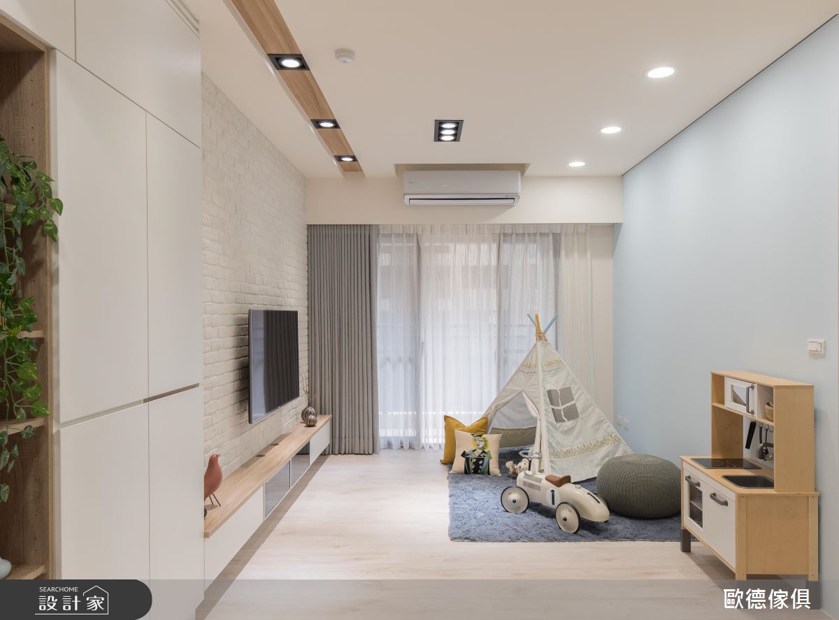 跟你在家追趕跑跳碰！收納滿點、活力滿分的北歐親子宅