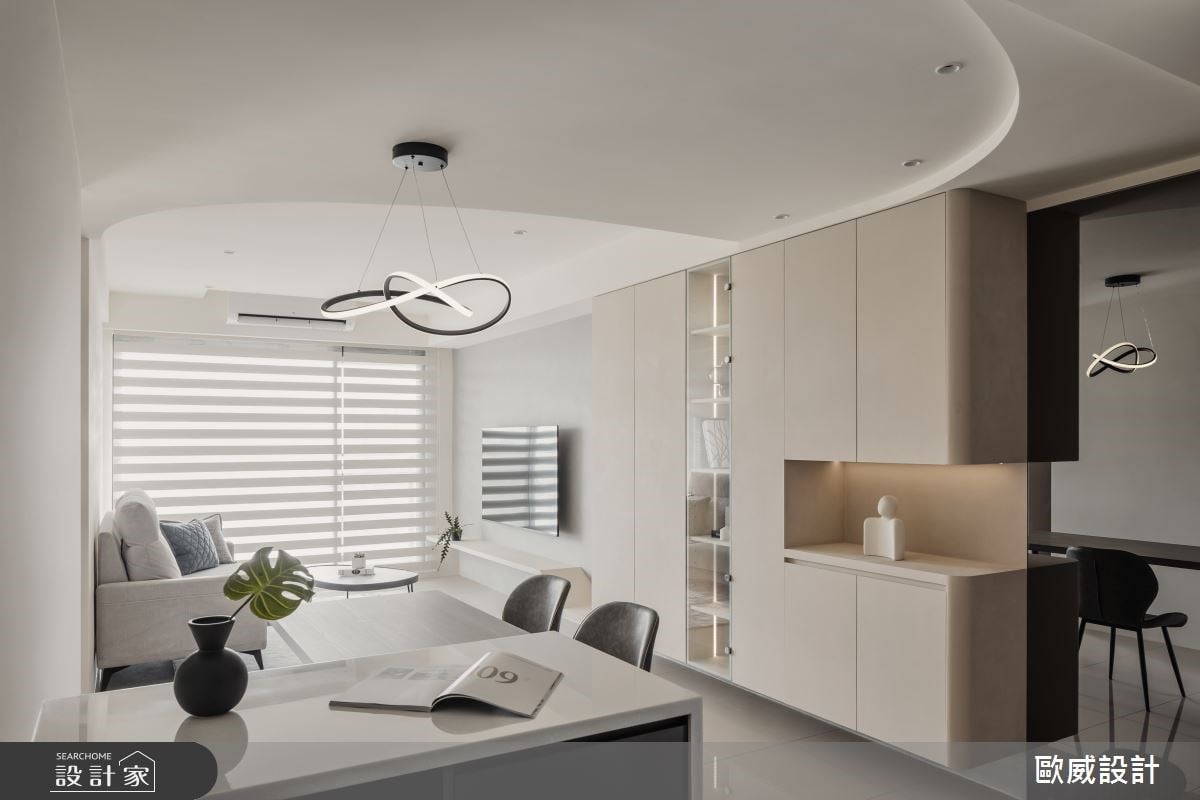 明亮、清透和療癒感一次擁有！純白北歐風小宅，以藝術塗料刷出溫馨日常