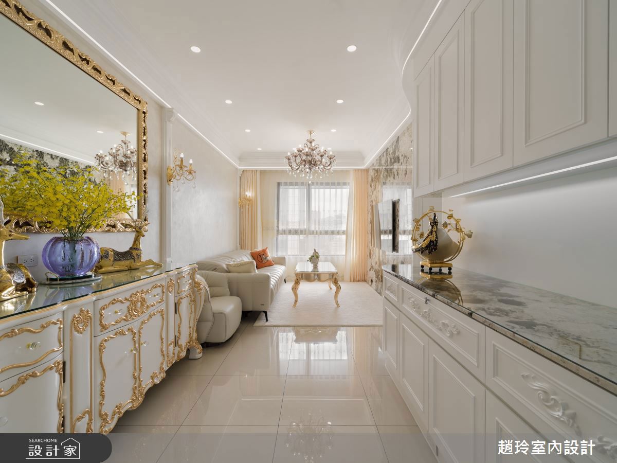 在30坪新成屋裡舞一首浪漫的古典序曲!以家具佐裝修譜出生活的奢華層次