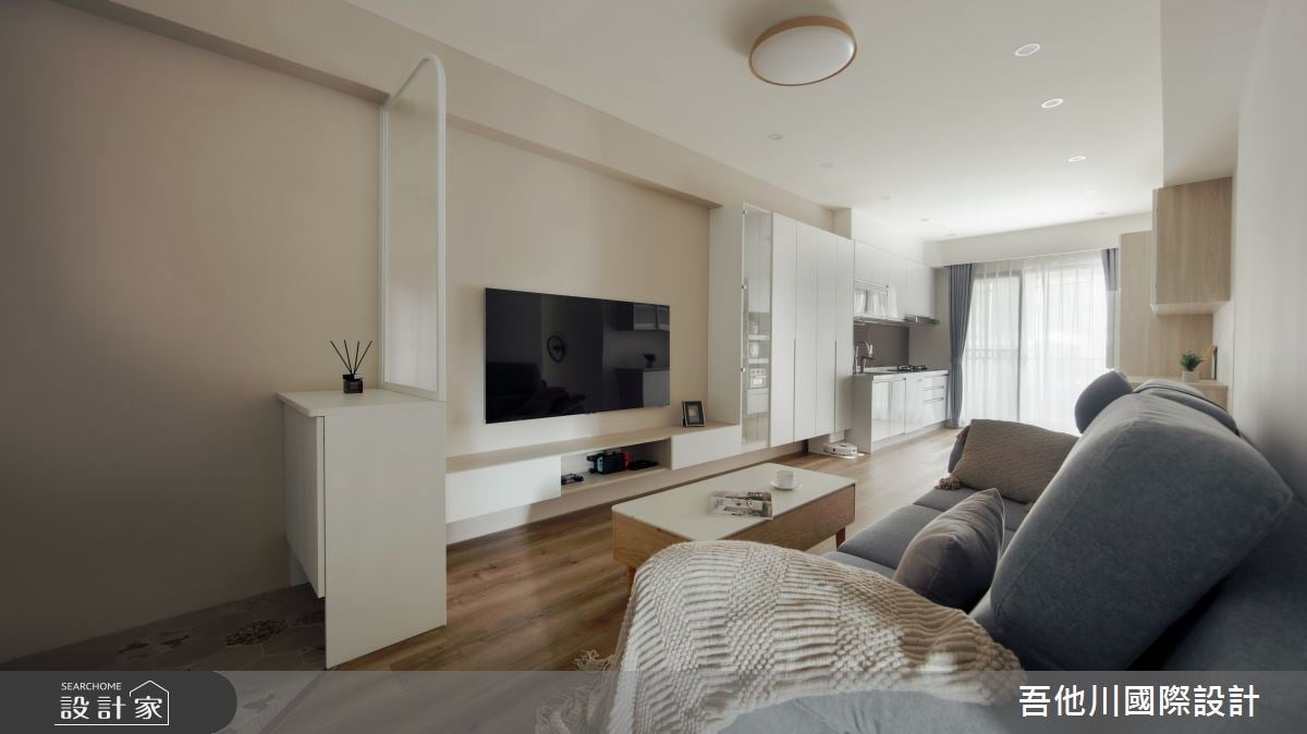首購族別煩惱，不到100萬！20坪3房2廳新成屋，蛻變成明亮溫煦的奶茶色居...