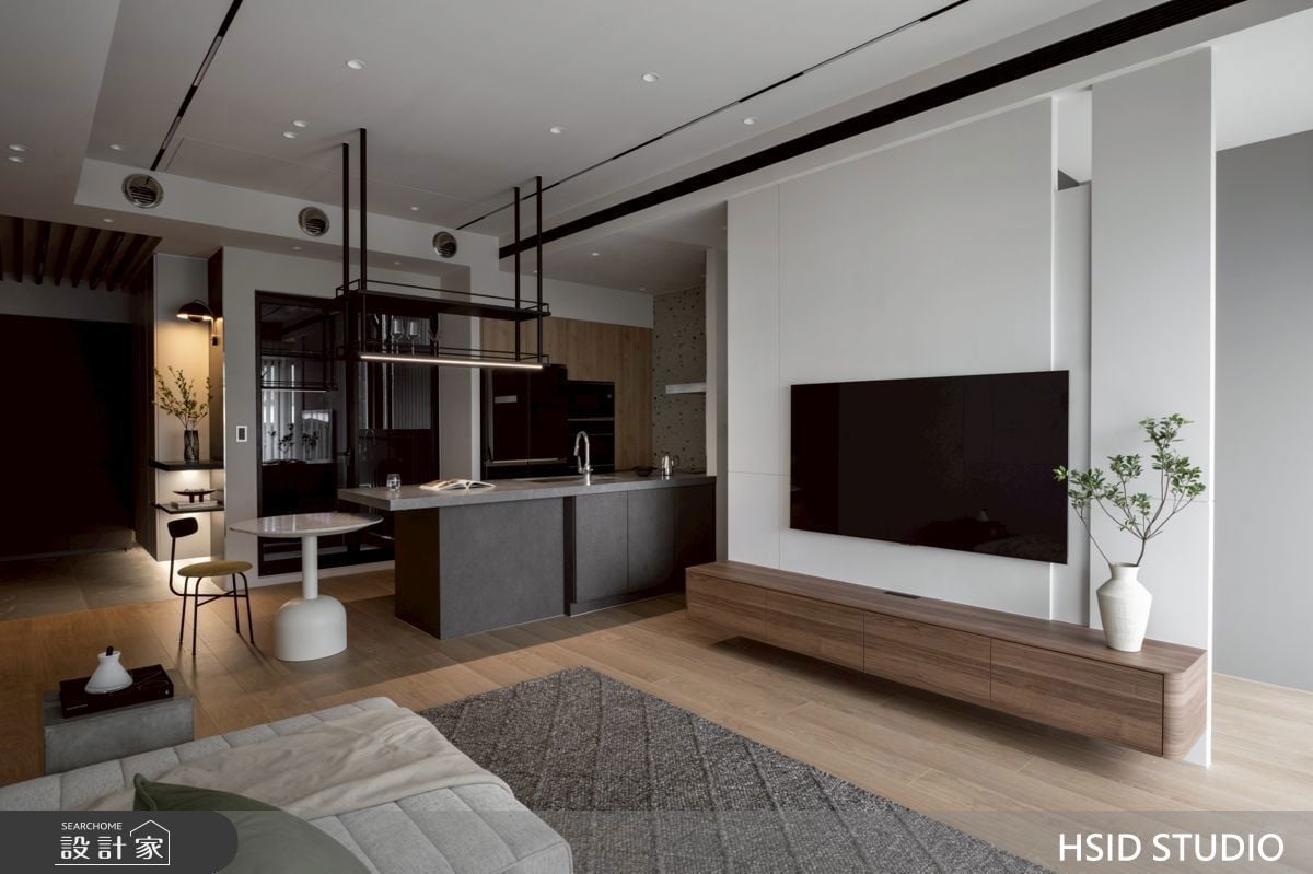 31坪現代簡約宅，留白美學與收納...
