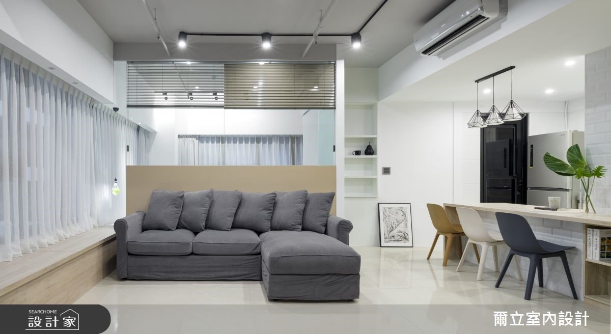 把大海的遼闊搬進25坪住宅裡！新成屋格局微調，全面升級小夫妻的簡約生活