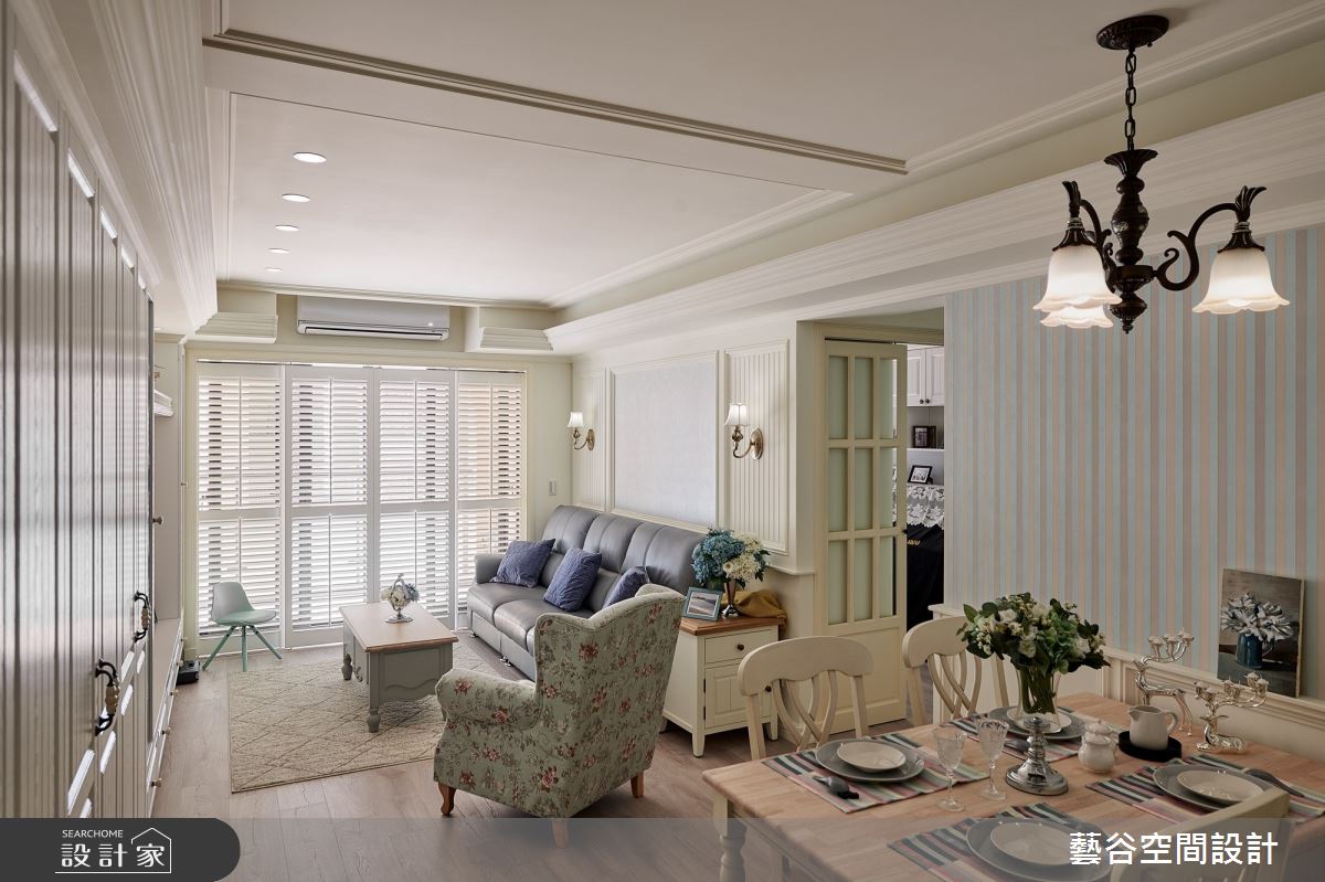 中島轉化為玄關端景！納入系統海量收納與實用細節 創造內外兼修鄉村風宅...