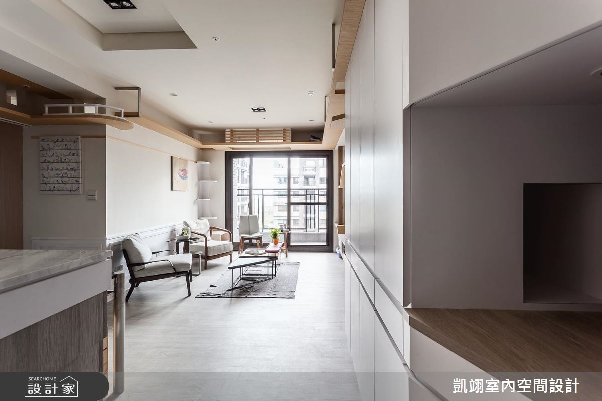 與喵星人相擁的幸福天堂 誕生於20坪簡約風雅居