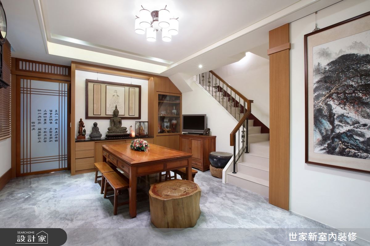 55坪超然獨立的日式佛堂，展現潛心禮佛的修行之心